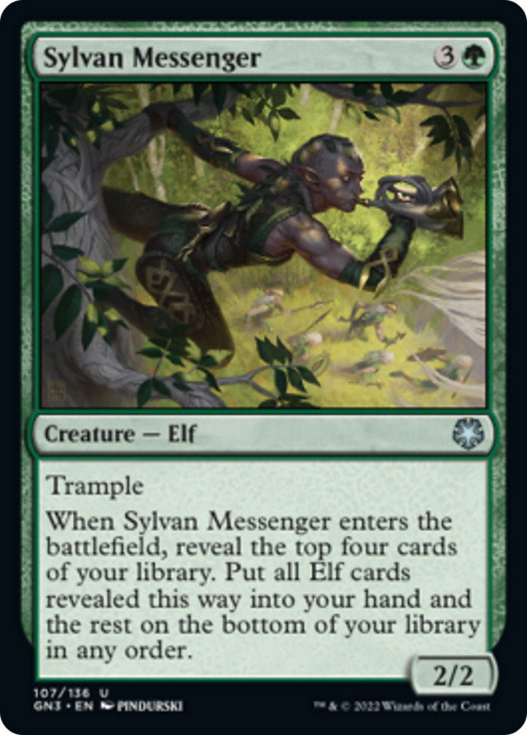 Sylvan Messenger [Game Night: Free-for-All] MTG Single Magic: The Gathering    | Red Claw Gaming