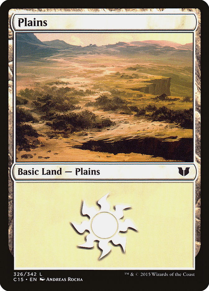 Plains (326) [Commander 2015] MTG Single Magic: The Gathering    | Red Claw Gaming