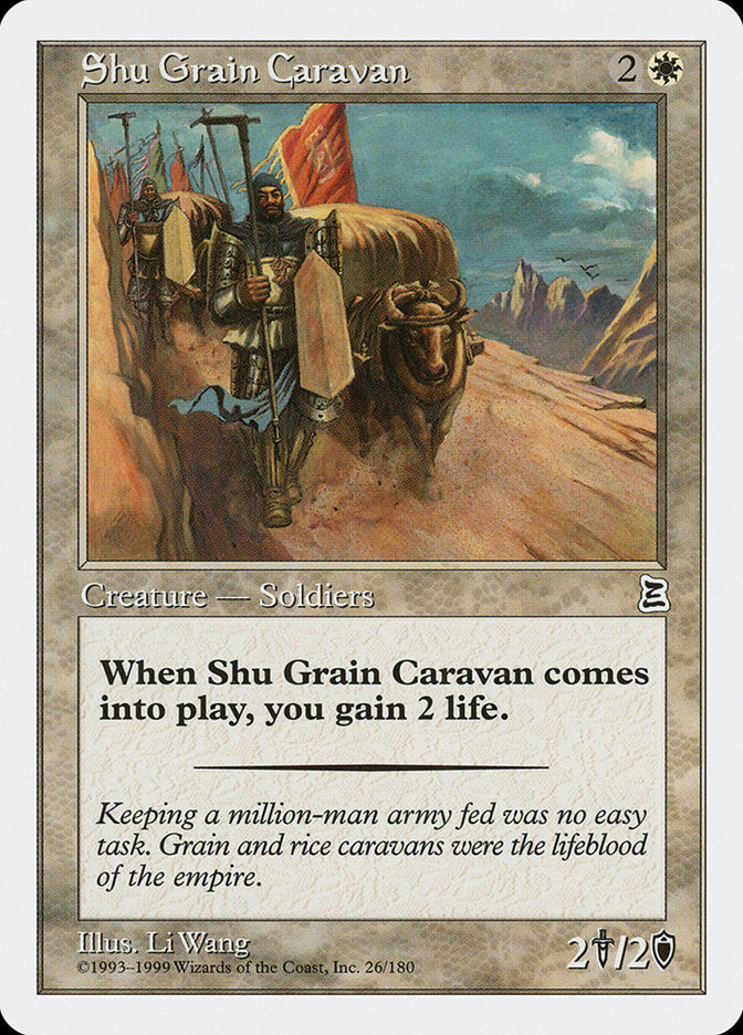 Shu Grain Caravan [Portal Three Kingdoms] MTG Single Magic: The Gathering    | Red Claw Gaming