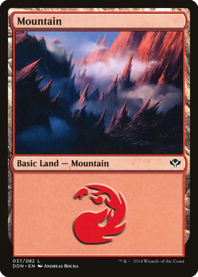 Mountain (37) [Duel Decks: Speed vs. Cunning] MTG Single Magic: The Gathering    | Red Claw Gaming