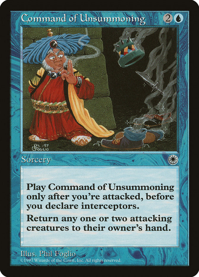 Command of Unsummoning [Portal] MTG Single Magic: The Gathering    | Red Claw Gaming