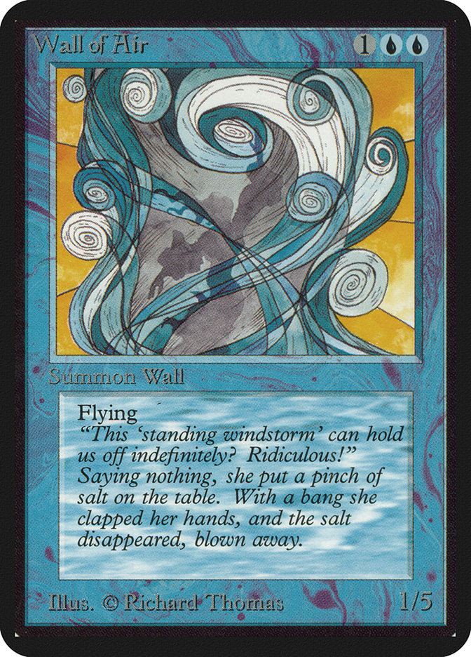 Wall of Air [Alpha Edition] MTG Single Magic: The Gathering    | Red Claw Gaming