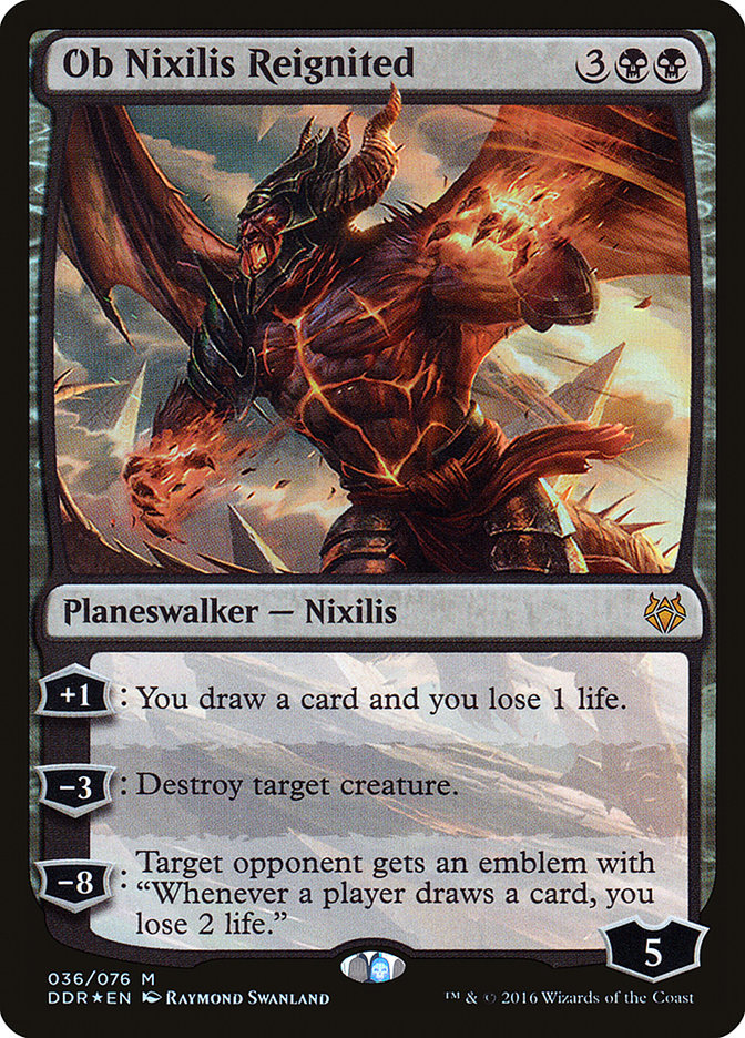 Ob Nixilis Reignited [Duel Decks: Nissa vs. Ob Nixilis] MTG Single Magic: The Gathering    | Red Claw Gaming