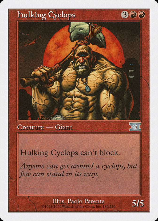 Hulking Cyclops [Classic Sixth Edition] MTG Single Magic: The Gathering    | Red Claw Gaming