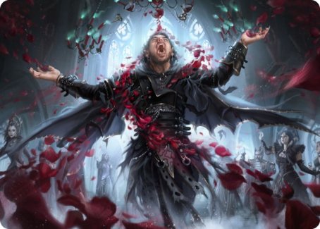 Bloodsoaked Reveler Art Card [Innistrad: Crimson Vow Art Series] MTG Single Magic: The Gathering    | Red Claw Gaming
