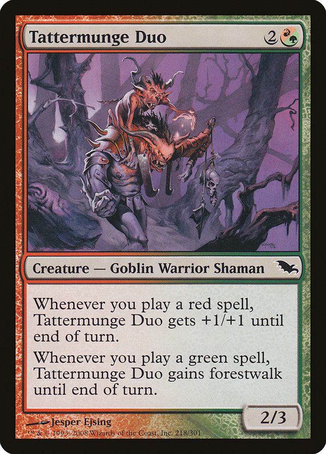 Tattermunge Duo [Shadowmoor] MTG Single Magic: The Gathering    | Red Claw Gaming