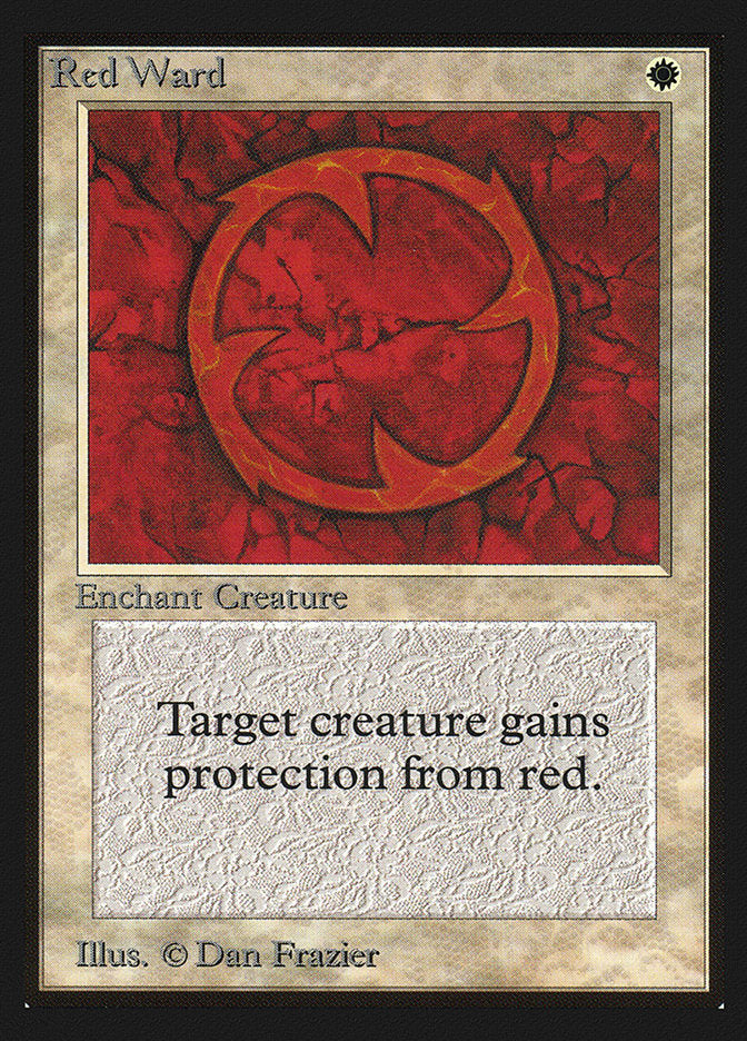 Red Ward [International Collectors' Edition] MTG Single Magic: The Gathering    | Red Claw Gaming