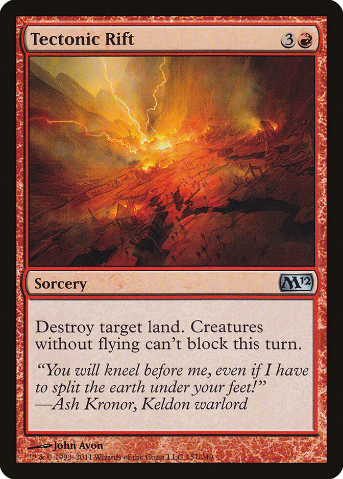 Tectonic Rift [Magic 2012] MTG Single Magic: The Gathering    | Red Claw Gaming