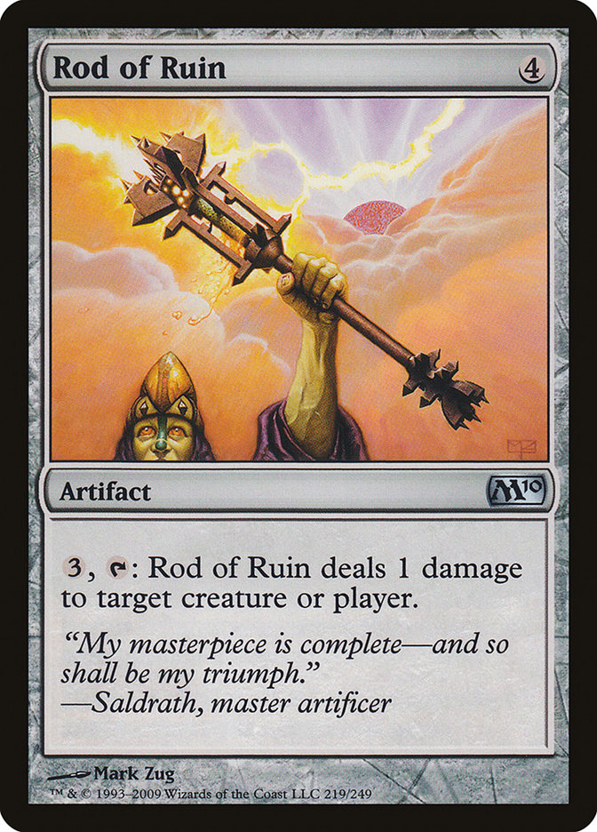 Rod of Ruin [Magic 2010] MTG Single Magic: The Gathering    | Red Claw Gaming