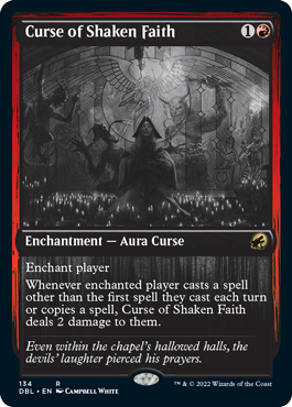 Curse of Shaken Faith [Innistrad: Double Feature] MTG Single Magic: The Gathering    | Red Claw Gaming
