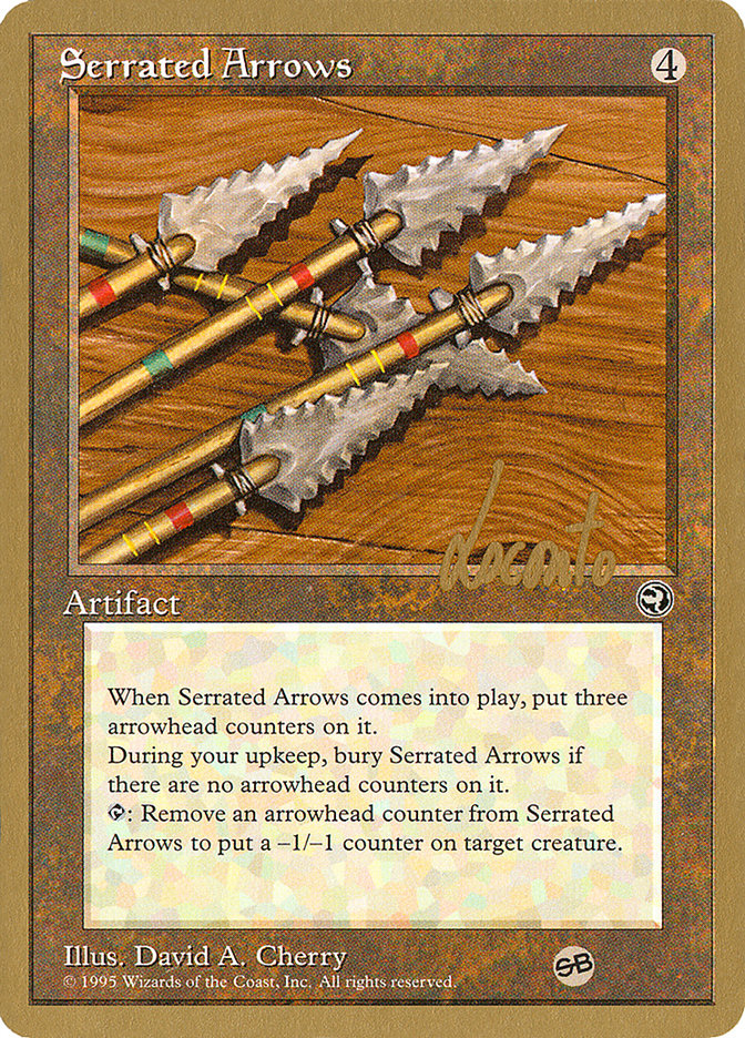 Serrated Arrows (Michael Loconto) (SB) [Pro Tour Collector Set] MTG Single Magic: The Gathering    | Red Claw Gaming