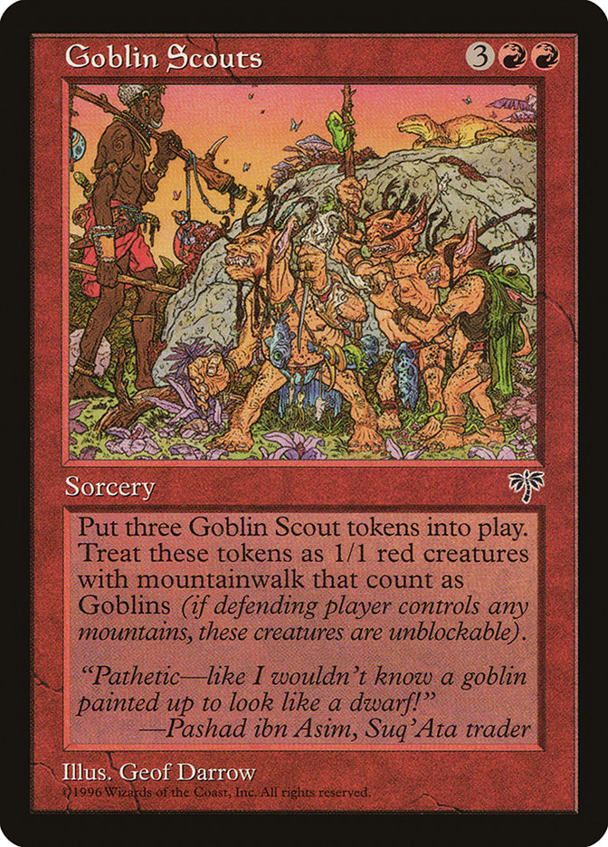 Goblin Scouts [Mirage] MTG Single Magic: The Gathering    | Red Claw Gaming