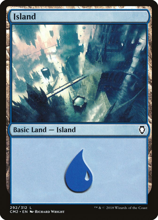 Island (292) [Commander Anthology Volume II] MTG Single Magic: The Gathering    | Red Claw Gaming