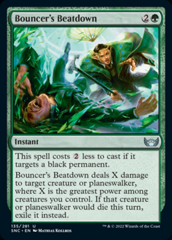 Bouncer's Beatdown [Streets of New Capenna] MTG Single Magic: The Gathering    | Red Claw Gaming