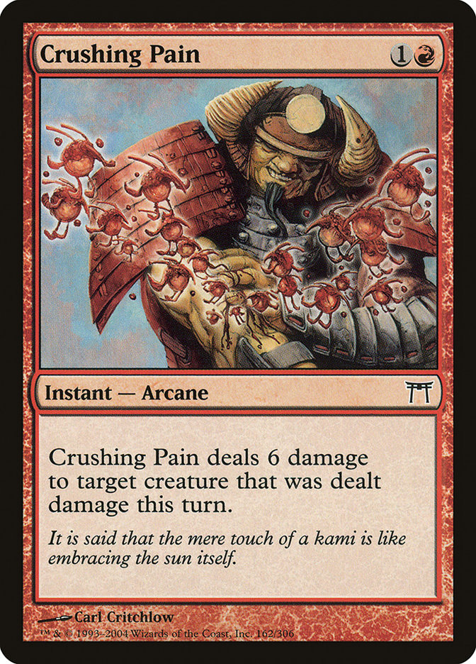 Crushing Pain [Champions of Kamigawa] MTG Single Magic: The Gathering    | Red Claw Gaming