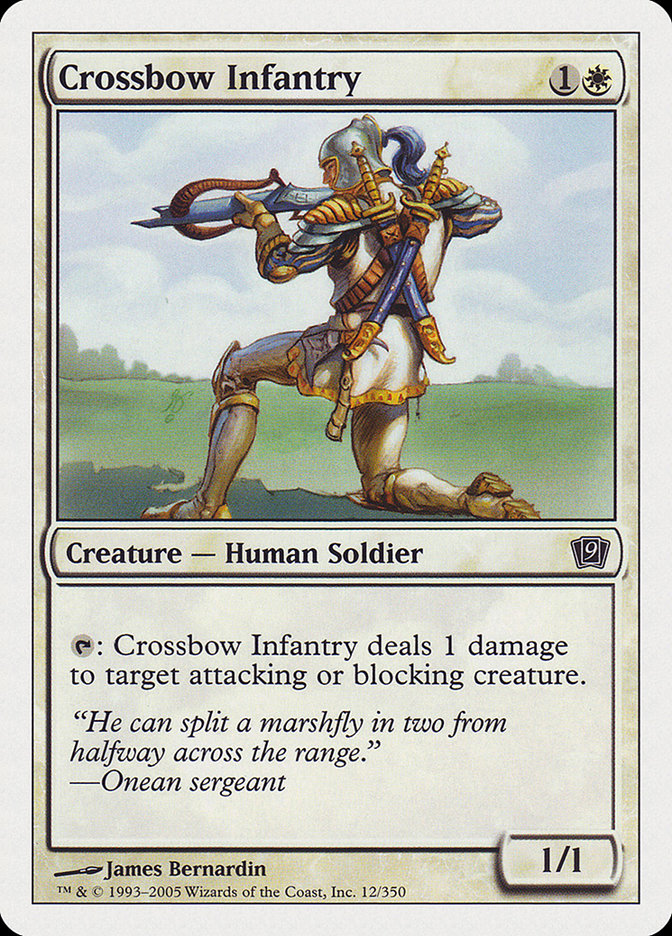 Crossbow Infantry [Ninth Edition] MTG Single Magic: The Gathering    | Red Claw Gaming