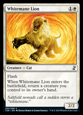 Whitemane Lion [Time Spiral Remastered] MTG Single Magic: The Gathering    | Red Claw Gaming