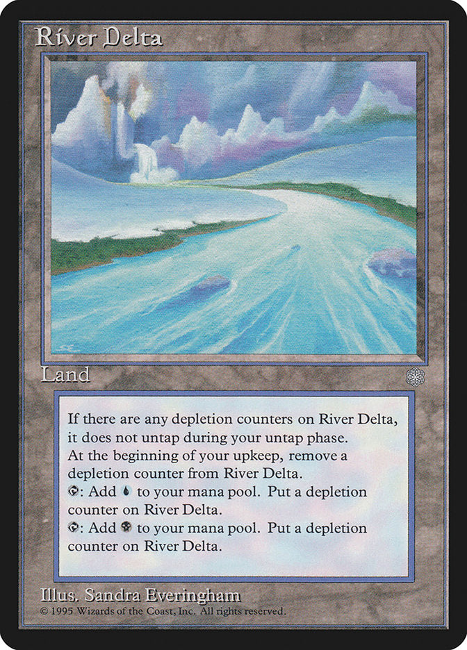 River Delta [Ice Age] MTG Single Magic: The Gathering    | Red Claw Gaming