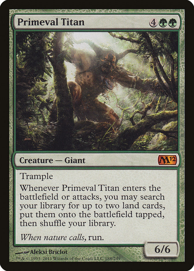 Primeval Titan [Magic 2012] MTG Single Magic: The Gathering    | Red Claw Gaming
