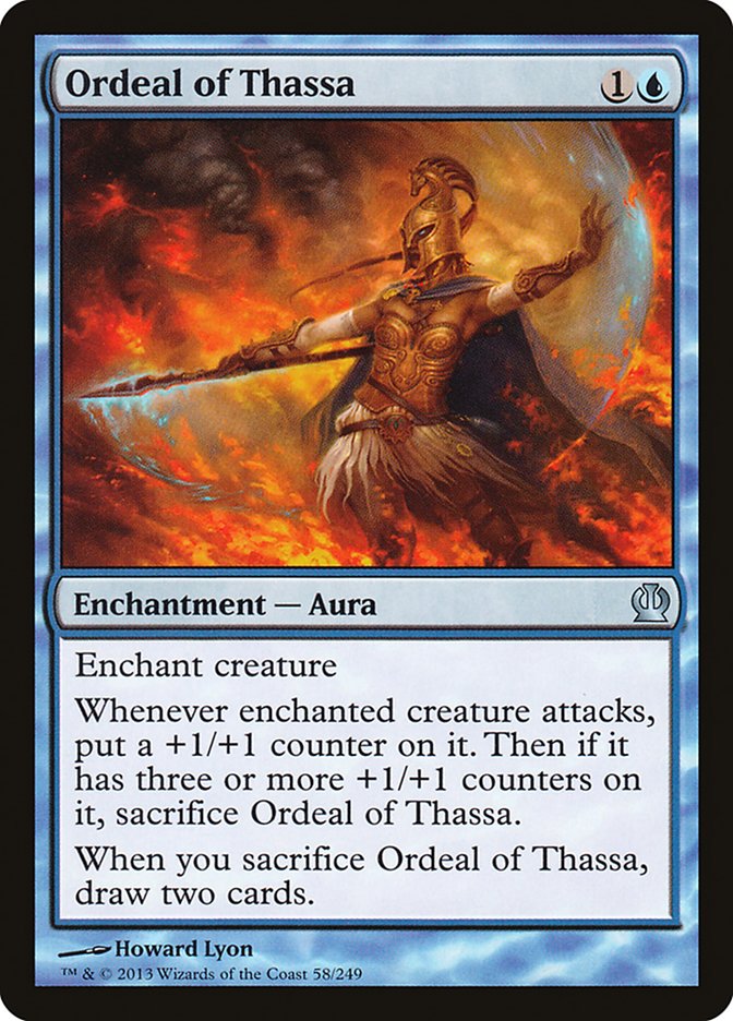 Ordeal of Thassa [Theros] MTG Single Magic: The Gathering    | Red Claw Gaming