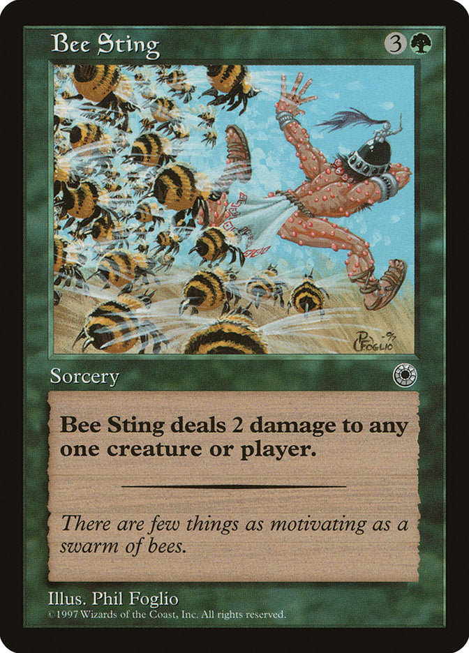 Bee Sting [Portal] MTG Single Magic: The Gathering    | Red Claw Gaming