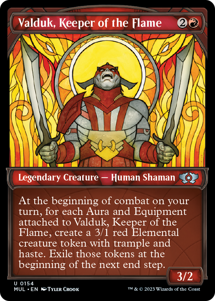 Valduk, Keeper of the Flame (Halo Foil) [Multiverse Legends] MTG Single Magic: The Gathering    | Red Claw Gaming