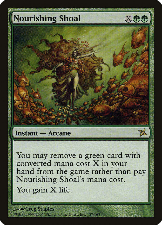 Nourishing Shoal [Betrayers of Kamigawa] MTG Single Magic: The Gathering    | Red Claw Gaming