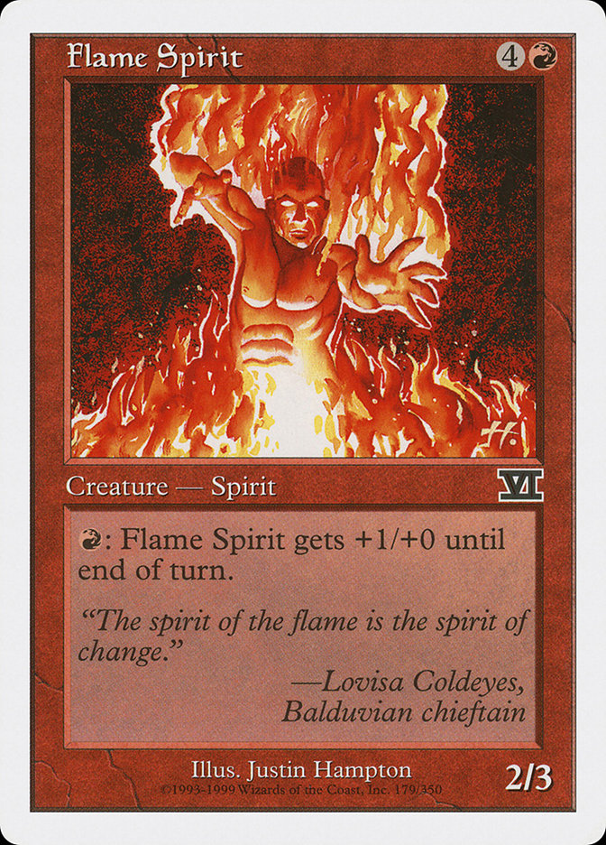 Flame Spirit [Classic Sixth Edition] MTG Single Magic: The Gathering    | Red Claw Gaming