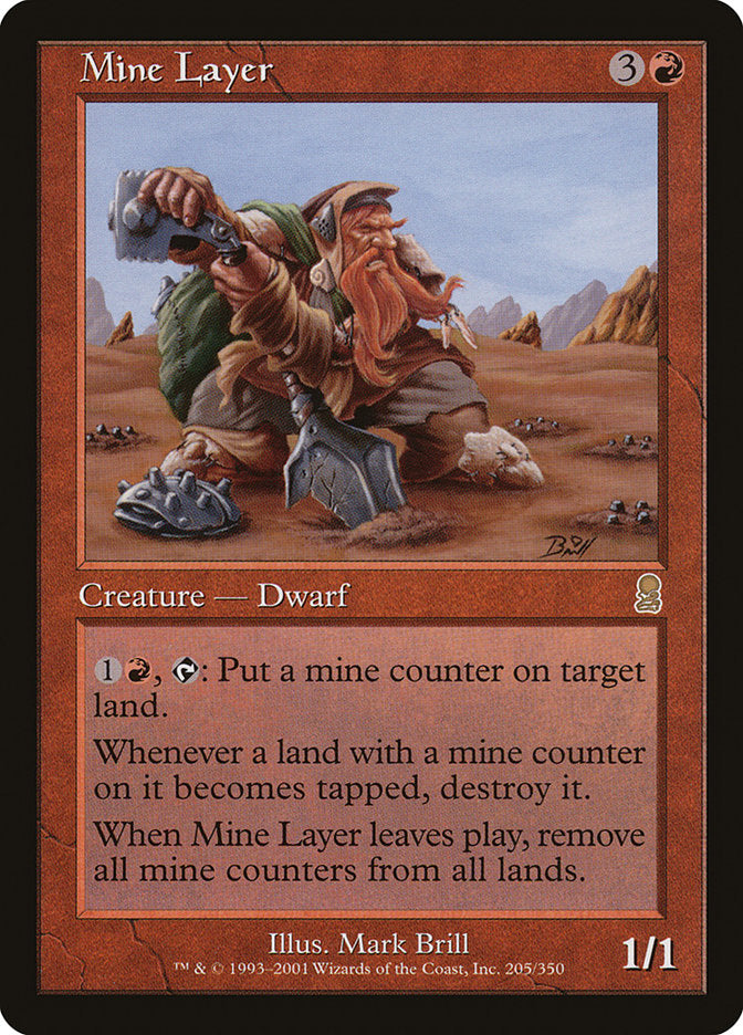 Mine Layer [Odyssey] MTG Single Magic: The Gathering    | Red Claw Gaming