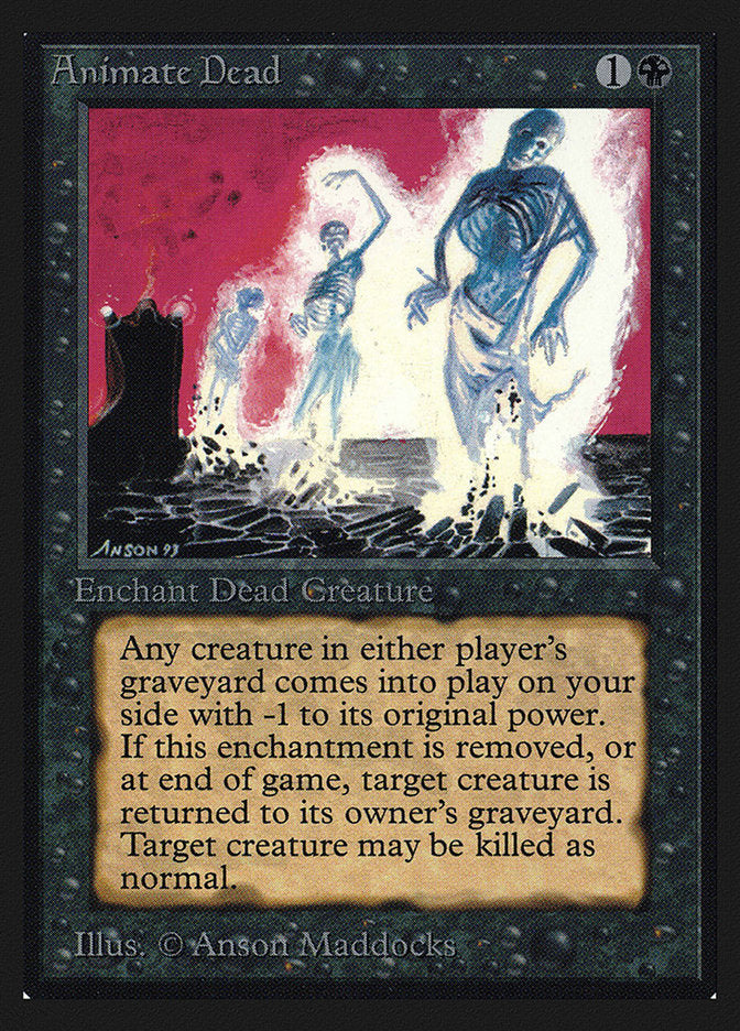 Animate Dead [Collectors' Edition] MTG Single Magic: The Gathering    | Red Claw Gaming