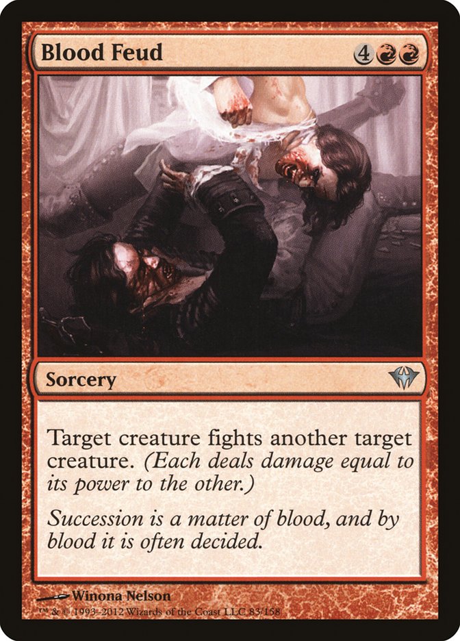 Blood Feud [Dark Ascension] MTG Single Magic: The Gathering    | Red Claw Gaming