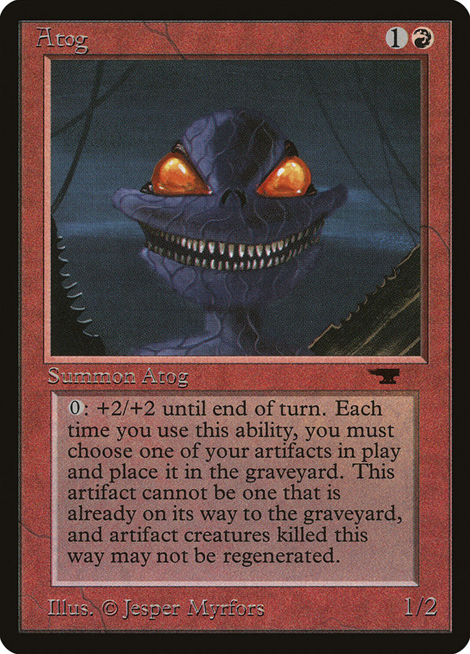 Atog [Antiquities] MTG Single Magic: The Gathering    | Red Claw Gaming