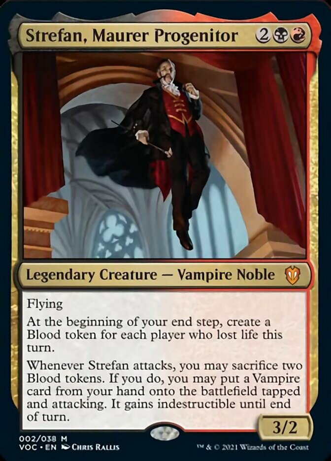 Strefan, Maurer Progenitor (Display Commander) [Innistrad: Crimson Vow Commander] MTG Single Magic: The Gathering    | Red Claw Gaming