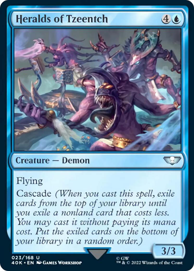 Heralds of Tzeentch (Surge Foil) [Warhammer 40,000] MTG Single Magic: The Gathering    | Red Claw Gaming