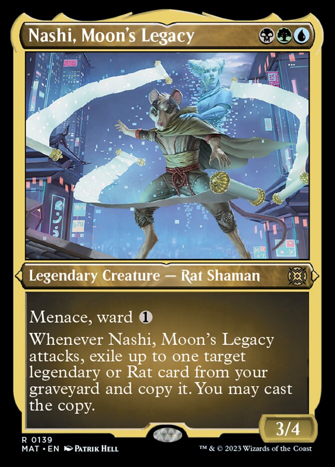 Nashi, Moon's Legacy (Foil Etched) [March of the Machine: The Aftermath] MTG Single Magic: The Gathering    | Red Claw Gaming