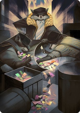 Masked Bandits Art Card [Streets of New Capenna Art Series] MTG Single Magic: The Gathering    | Red Claw Gaming
