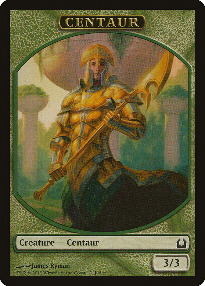 Centaur Token [Judge Gift Cards 2012] MTG Single Magic: The Gathering    | Red Claw Gaming