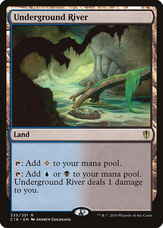 Underground River [Commander 2016] MTG Single Magic: The Gathering    | Red Claw Gaming