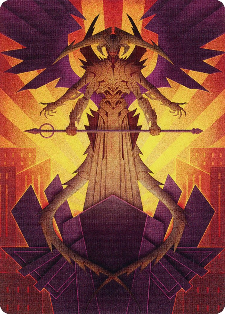 Atraxa, Praetors' Voice Art Card [March of the Machine Art Series] MTG Single Magic: The Gathering    | Red Claw Gaming