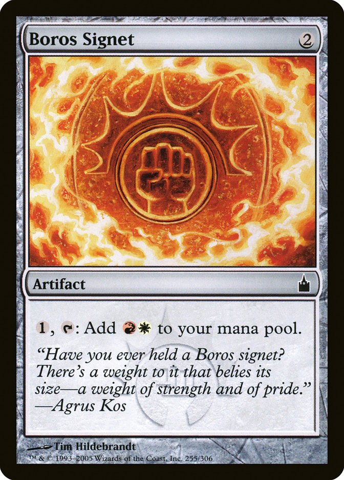 Boros Signet [Ravnica: City of Guilds] MTG Single Magic: The Gathering    | Red Claw Gaming