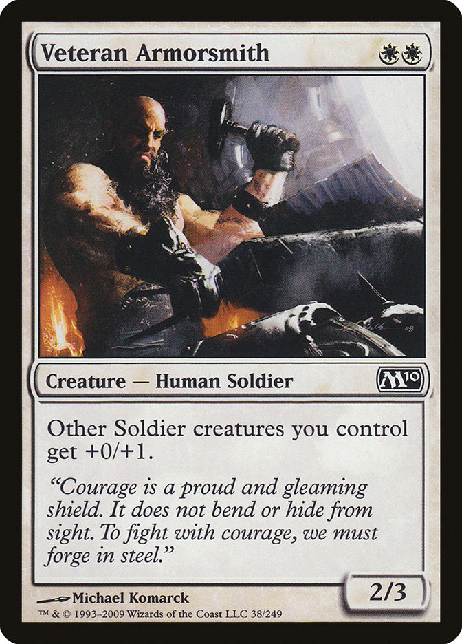 Veteran Armorsmith [Magic 2010] MTG Single Magic: The Gathering    | Red Claw Gaming
