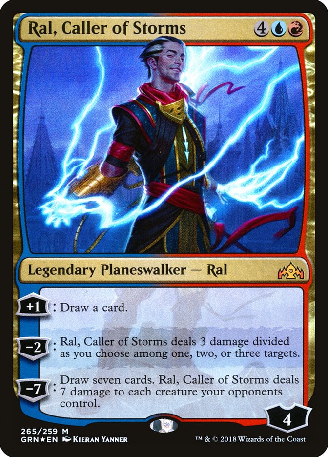 Ral, Caller of Storms [Guilds of Ravnica] MTG Single Magic: The Gathering    | Red Claw Gaming