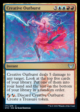 Creative Outburst [Strixhaven: School of Mages] MTG Single Magic: The Gathering    | Red Claw Gaming