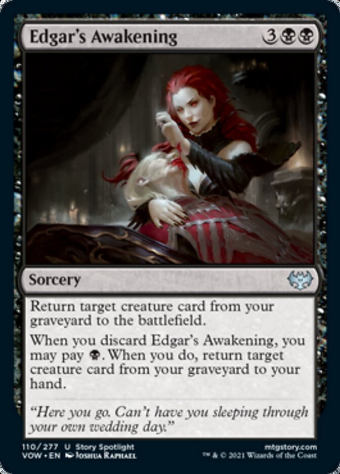 Edgar's Awakening [Innistrad: Crimson Vow] MTG Single Magic: The Gathering    | Red Claw Gaming