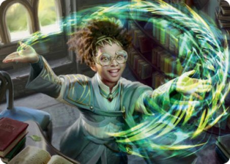 Eureka Moment Art Card [Strixhaven: School of Mages Art Series] MTG Single Magic: The Gathering    | Red Claw Gaming
