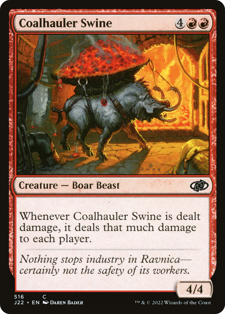 Coalhauler Swine [Jumpstart 2022] MTG Single Magic: The Gathering    | Red Claw Gaming