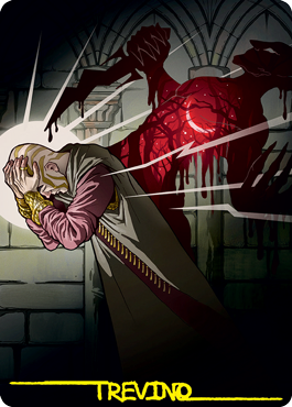 Agonizing Remorse Art Card (Gold-Stamped Signature) [Strixhaven: School of Mages Art Series] MTG Single Magic: The Gathering    | Red Claw Gaming