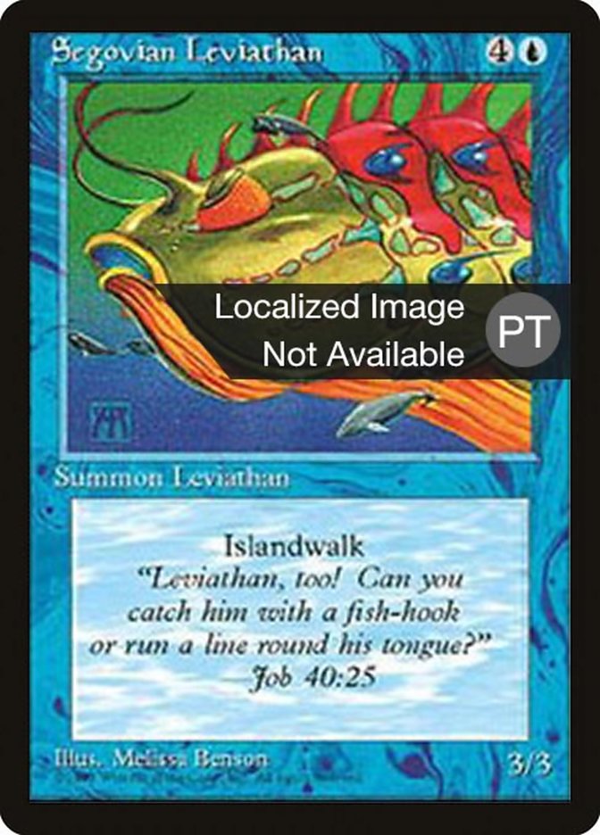 Segovian Leviathan [Fourth Edition (Foreign Black Border)] MTG Single Magic: The Gathering    | Red Claw Gaming