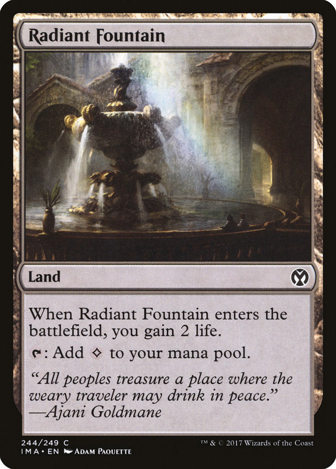 Radiant Fountain [Iconic Masters] MTG Single Magic: The Gathering    | Red Claw Gaming