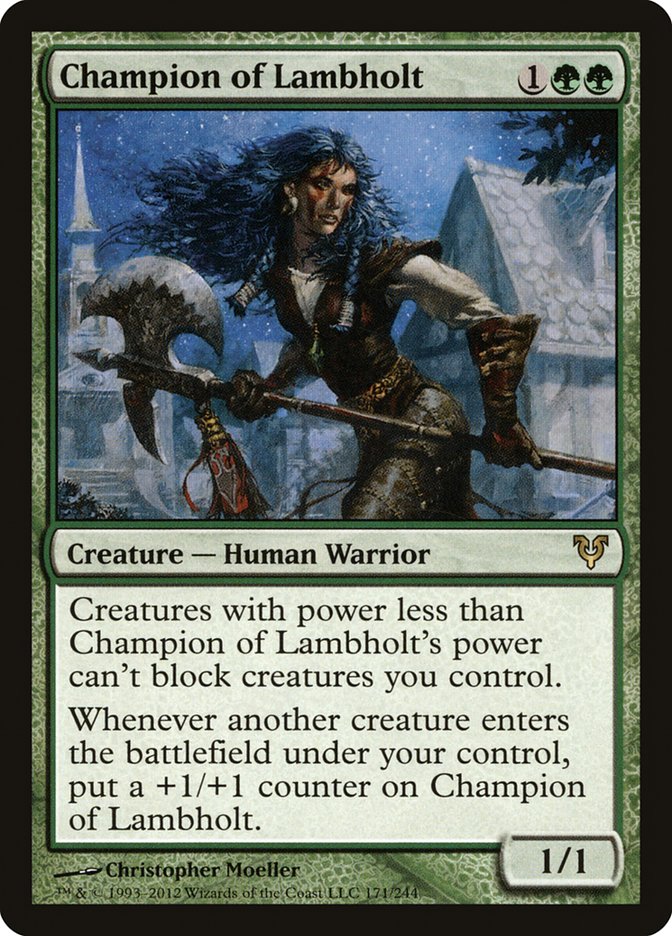 Champion of Lambholt [Avacyn Restored] MTG Single Magic: The Gathering    | Red Claw Gaming